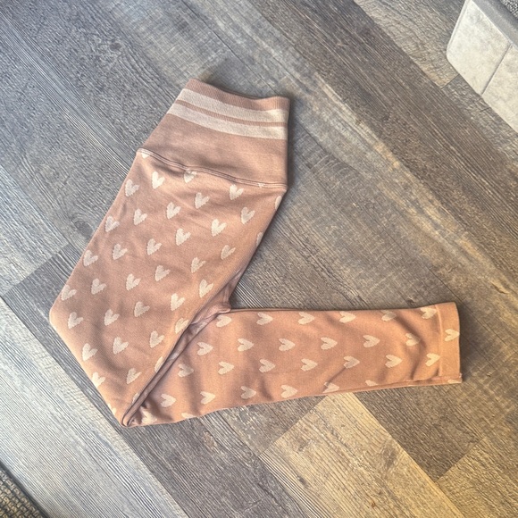Heart Patterned Spiritual Gangster Leggings - Picture 1 of 6